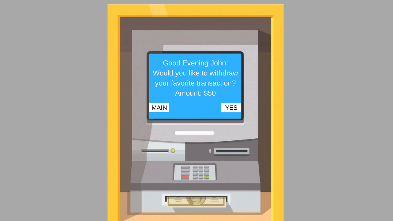 Personalized ATM